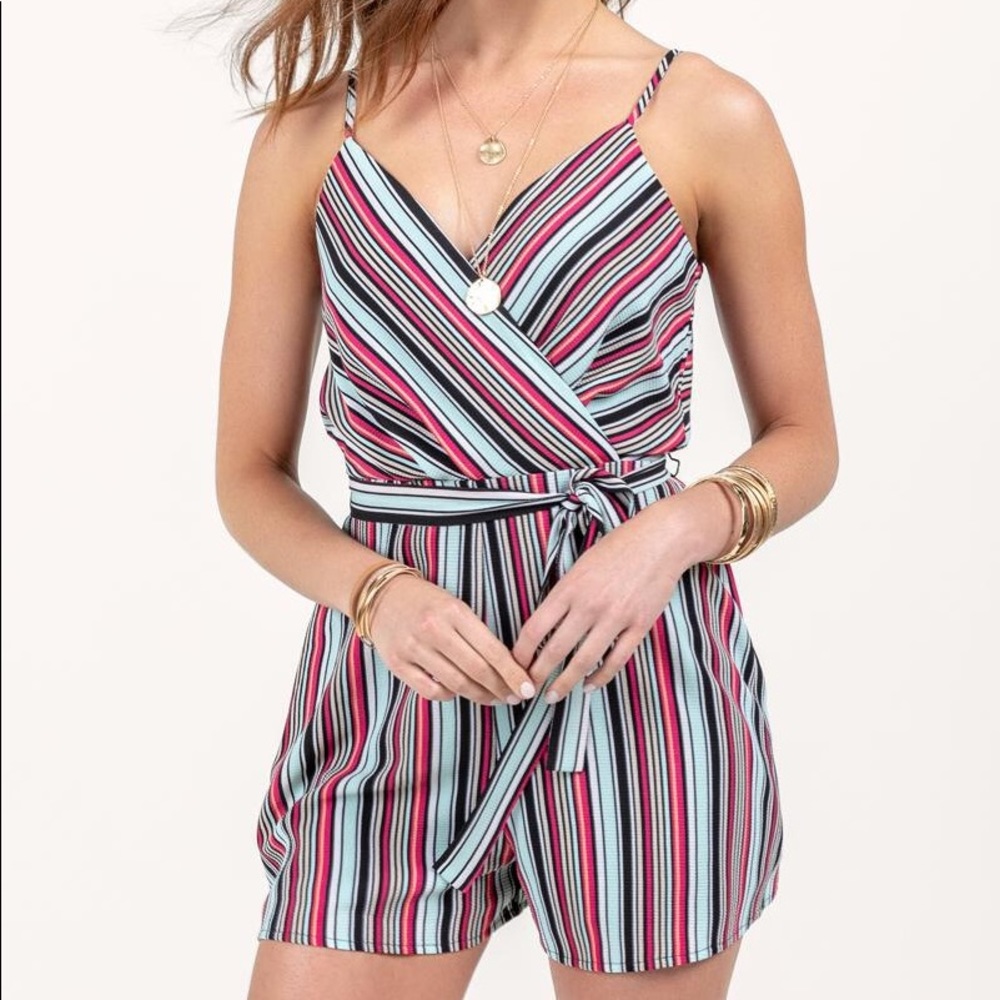 Striped Romper